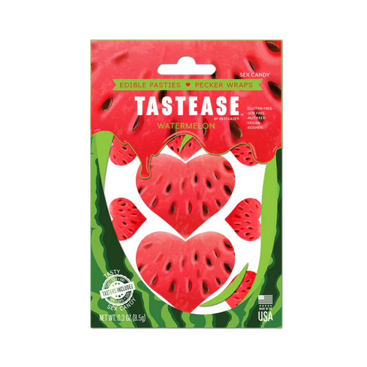Pastease® Tastease: Edible Pasties & Pecker Wraps Watermelon Candy - One Size